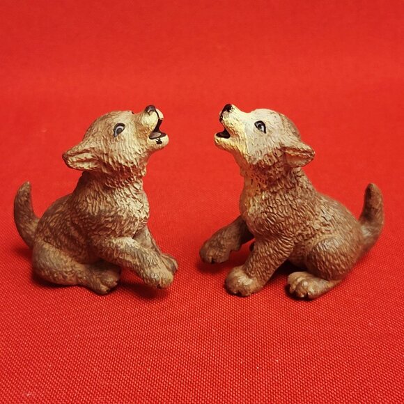 Wolf Pup Figurines Wild Safari North American Wildlife Collection 2007 - Picture 11 of 11
